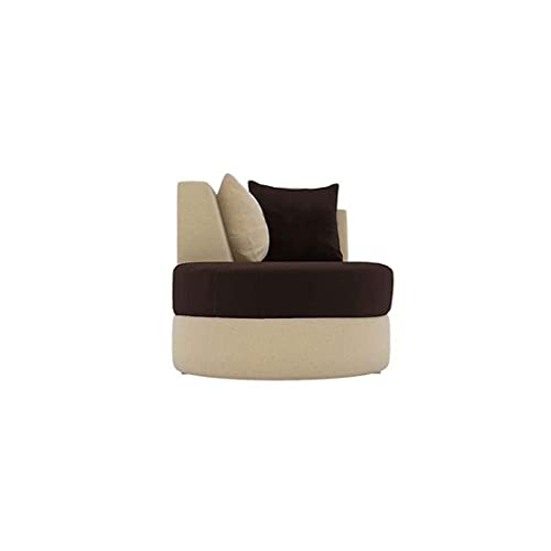 Image of Torque Christie L Shape 8 Seater Sofa Set for Living Room with Centre Table Puffies Left Side-Brown | Fabric Sofa 8 Seater L Shape | 8 Seat Sofas for Home Office