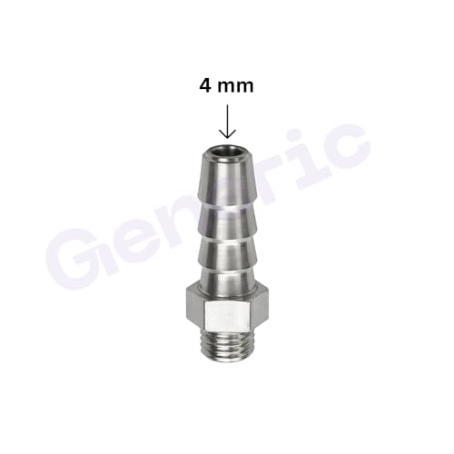 Image of Dental Chair Parts - Brass Hex Nipple 4MM Size (Pack of 5) | Superior Quality, Compact Design, Long Service Life