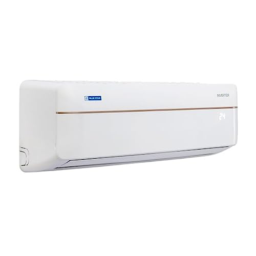 Image of Blue Star 1 Ton 3 Star Convertible 5 in 1 Cooling Inverter Split AC (Copper, Multi Sensors, Dust Filter, Smart Ready, Blue Fins, Self Diagnosis, 2023Model, IC312VNU, White)