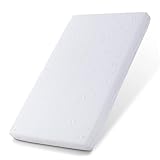 Baby Bassinet Mattress, 42' x 24' x 2' Dual Sided Gel Memory Foam Mattress with Breathable Removable Soft Cover Fit for Baby Bjorn, Guava Lotus and Dream on Me Travel Crib Light Playard