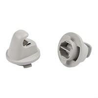 2er Set Sonnenblenden Clip Haken 5G0857561B Verschleißfest(Black) – Ansicht 5