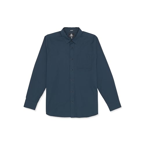 Chemise Volcom Date Knight manches longues bleu marine au boutonnage soigné