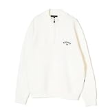 [キャロウェイ] セーター 長袖 ハーフジップ モヘア ヘリンボーン柄 ゴルフ C25218105 メンズ 1030_ホワイト