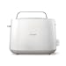 Philips Toaster, Weiß, 8 Bräunungsstufen | 2 Schlitze...