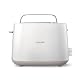 Philips Daily Collection Toaster HD2581/00 mit 2 Schlitzen und Brötchenaufsatz