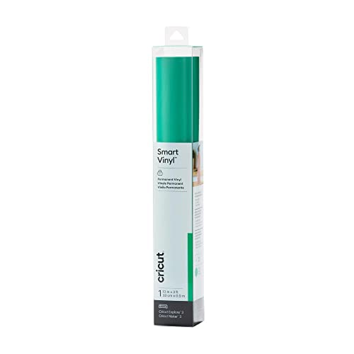 Image of Cricut Smart Permanent Vinyl, Grass - 3ft Roll (13'x36') Adhesive Craft Vinyl - Matless Cutting for cuts up to 12ft with Maker 3 / Explore 3 Machines