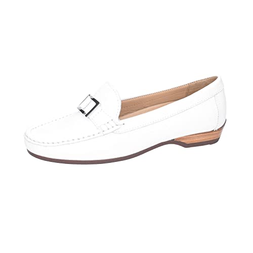 Colore di base: bianco Relax - Pantofole bianche, taglia 40, colore: Bianco, bianco, 40 EU Larga