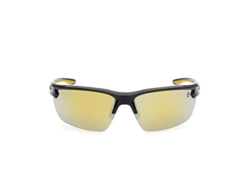 Timberland TB9251 Occhiali, Nero Lucido/Marrone