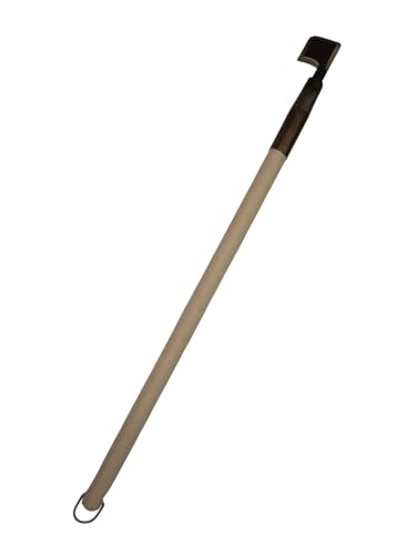 Vanghetto per Tartufi Professionale MODELLO TOSCANA 5X5 CM con Manico in FAGGIO LUNGHEZZA TOTALE 75 CM