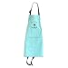 WDhomLT Fartuch na szelkach damski fartuch kuchenny najwyższej jakości śmieszne fartuchy fartuch do gotowania z kieszenią odporny na plamy fartuch