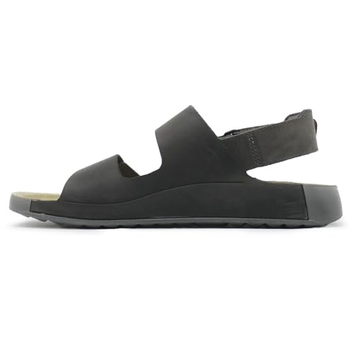 Image of ECCO Mens Cozmo 500944 Leather Steel Sandals 9-9.5 US