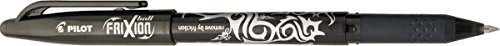 Bolígrafo Pilot Rollerball Gel borrable negro miniatura 1