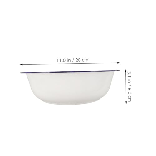 Bassine portable pliable en émail Mobestech pour la maison