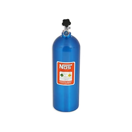 NOS 14760 20 lb. Electric Blue Nitrous Bottle