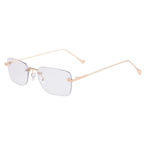 Lunettes de soleil petit rectangle contre la fatigue oculaire des écrans