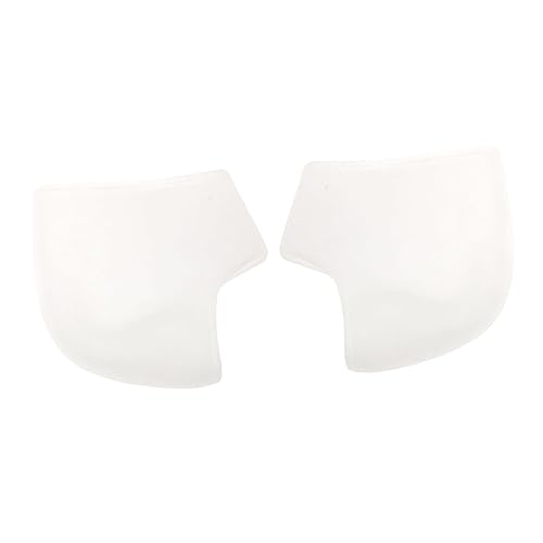 Beatifufu Heel Moisturizing Socks Silicone Gel Heel Protectors Foot Skin Care Reusable White