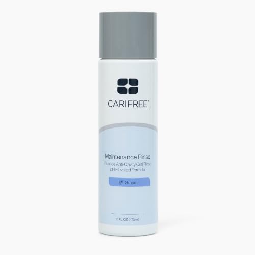 CariFree Maintenance Rinse, Grape Flavored, Anti-Cavity Fluoride Mouthwash, Dentist Recommended, Prevents Oral Decay, Freshens Breath, Alcohol-Free, Neutralizes pH (Previously CTx3)