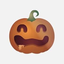 Set of 3 - Pumpkin Smile Halloween Saliva Vinyl Sticker Decal