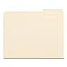 Universal 12123 File Folders, 1/3 Cut Third Position, One-Ply Top Tab, Letter, Manila (Box of 100)