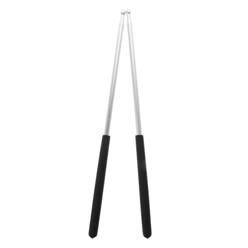Baquetas Yardwe, 1 par, aleación de aluminio, diseño duradero y portátil, para batería acústica, jazz y principiantes, uso multiescenario miniatura 1