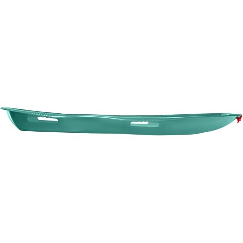 image for Retrospec Retrorider Plastic Snow Sled for Kids and Adults - Toboggan 