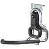 Rubbermaid FastTrack Garage Organization System Vertical Bike Hook Black Holds up to 50 Pounds Wall Mount and Heavy Duty Garage Hanger for Bike Storage
