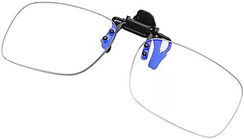 CZDYUF -Light Clip Reading Glasses Flip Up and Down Frameless Magnifying Glass Light and Easy to Carry Suitable for Reading