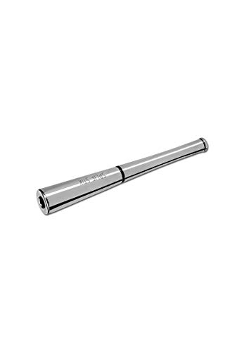Red-Eye Metalware Handpfeife, Pur-Pfeife, Schraubpfeife, METALL-Pfeife zerlegbar | 120 mm | Aluminium, silber | Splif…