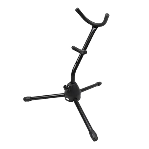 ETUCYNG Soporte plegable para saxofón, portátil, ajustable, soporte estable para orquesta de jazz, hogar, escuela, práctica, estudio, música