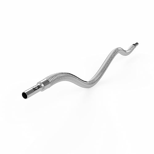 Image of 1 /4 inch OD Tube Small Size Bellow Hose fit swagelok Compression Fittings (tube ending = 1 /4 inch, end to end length = 4 feet / 4ft)