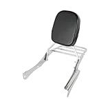 ESyem Motocicleta Respaldo Pasajero Respaldo para Motocicleta Respaldo De Pasajero Portaequipajes para para Shadow para Spirit VT750DC VT 750 DC 2001-2003 2005-2007