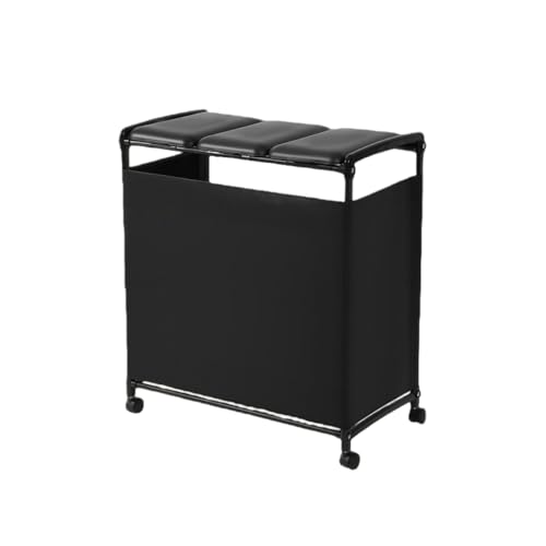 tower 山﨑実業 3つ分別用ごみ箱 蓋付き 目隠し付き 袋どめ