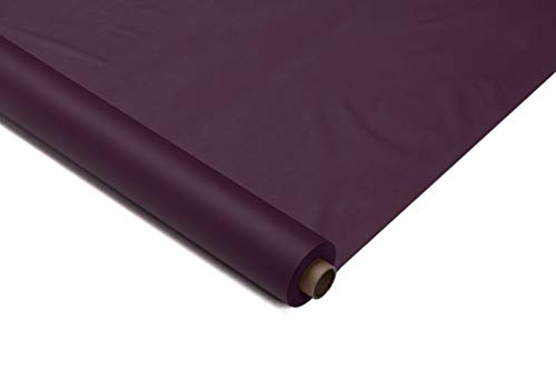 Exquisite Premium Quality Plastic Table Cover Banquet Rolls 40" X 300' (Plum) #TOP5