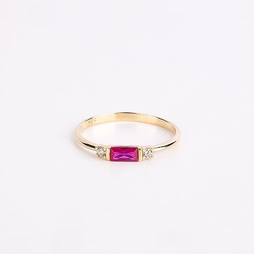 Maysa Jewelry Ruby Ring In 14K Solid Gold thumb #3