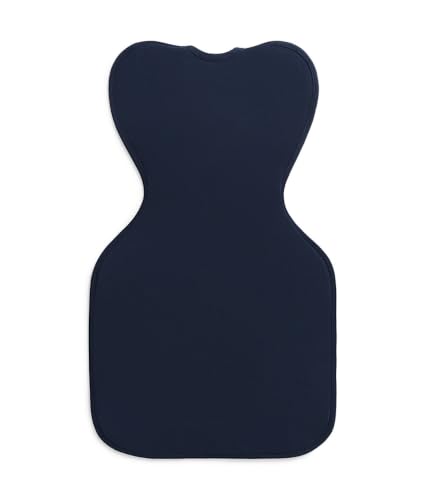 Image of Love to Dream Swaddle Up Extra Warm | 3.5 TOG, 13-19 lbs, Navy | Quilted Cotton for Extra Warmth, Arms Up Swaddle Calms Startle Reflex, Newborn Essentials Below 61F