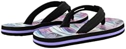 Reef Kids Girls Sandals, Kids Ahi, Palm Fronds, 6 | Image 1