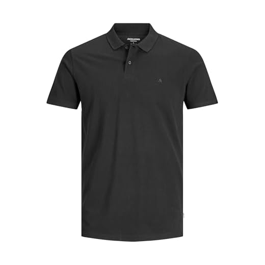 JACK & JONES 12136516 Polotröja, L, Svart