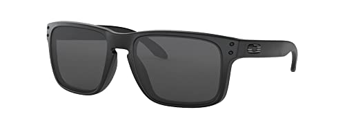 Oakley Standard Issue Holbrook Sunglasses Matte Black Tonal USA Flag with Grey Lens 57mm