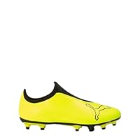 Puma Kids Finesse Firm Ground Football Boots Childrens Yellow/Black 3