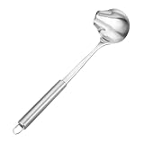 Matériau robuste : fabriquée en acier inoxydable, cette mini louche remarquablement et , cuillères à soupe en métal, cuillère à soupe en métal