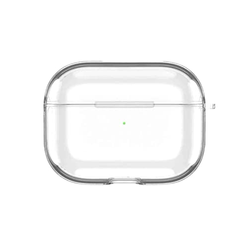 Image of PLUK for Apple AirPods Pro 3 Generation(2025) Soft Silicone Case Cover Shockproof Protective Silicone 360 Full Protection Dust-Proof Shockproof Case Cover with Hook (Case Only) - Transparent Clear