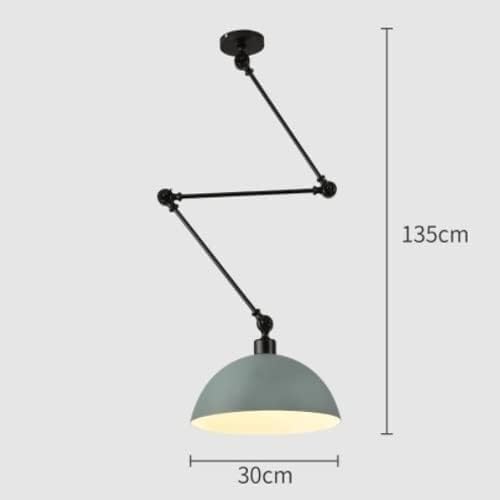 Lámpara de techo moderna de gama alta con brazo largo telescópico y geometría limpia 6