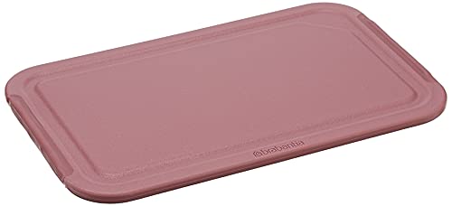 Brabantia Tasty+ Small Chopping Board (Grape Red) Non-Slip, Dishwasher Safe Cutting Board with Drainage Groove