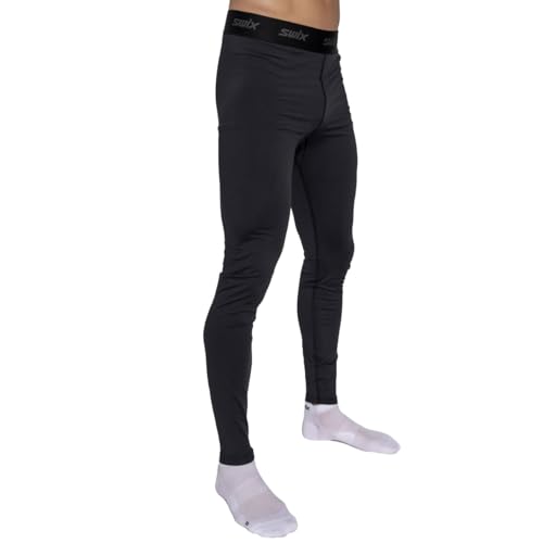 Swix Men's Racex Dry Moisture-Wicking Lightweight Stretch Slim Fit Baselayer Pants with Elastic Waistband4