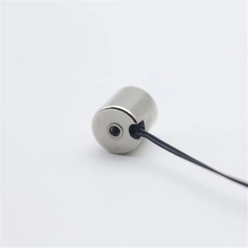 Electroimán redondo mini DC12V 10x10mm Solenoide con fuerza magnética de atracción 300g sin magnetismo sin energía 1 pieza miniatura 5