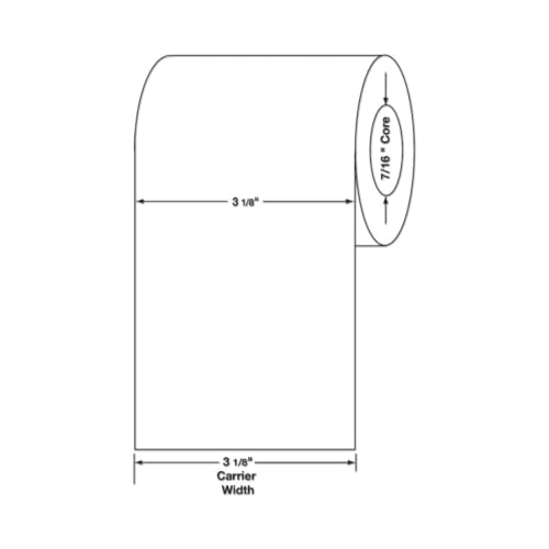 Centurion Direct Thermal Printer Labels with 3" Core
