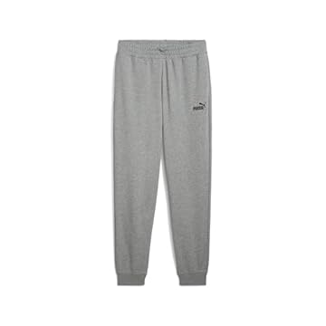 PUMA Ess No. 1 Logo Sweatpants TR cl, Pantaloni Lavorati a Maglia Uomo, Medium Gray Heather, S