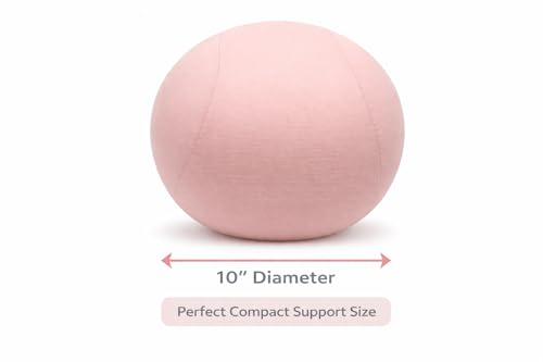 Almohada redonda esférica de microperlas 10 pulgadas miniatura 4