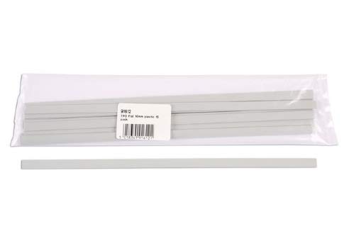Embout plat en plastique 10 mm TPO lot de 15 pièces pour tube et finition