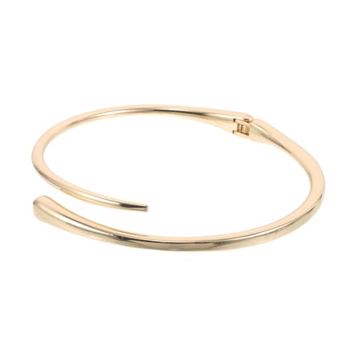 ibasenice Collier Ras-de-cou Ouvert en Alliage de Zinc Or, Bijou Minimaliste et Polyvalent pour Femmes, Style Punk Élégant, Occasions D'été et Fêtes